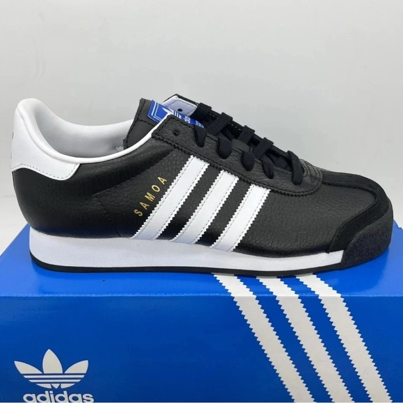 adidas Originals SAMOA Black Shoes Sneakers 019351 Mens Sz 10, 10.5 - Picture 5 of 10